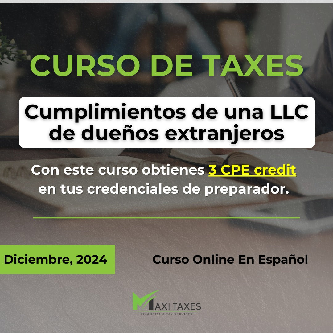 Cumplimientos para dueños extranjeros de una LLC en USA